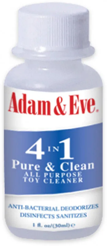 Adam and Eve Vibrators ae 4in1 Pure and Clean Toy Cleaner 1 Fl Oz