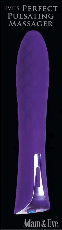 Adam and Eve Vibrators Eves Perfect Pulsating Massager Purple