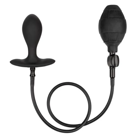 Anal | California Exotic Novelties Weighted Silicone Inflatable Butt Plug