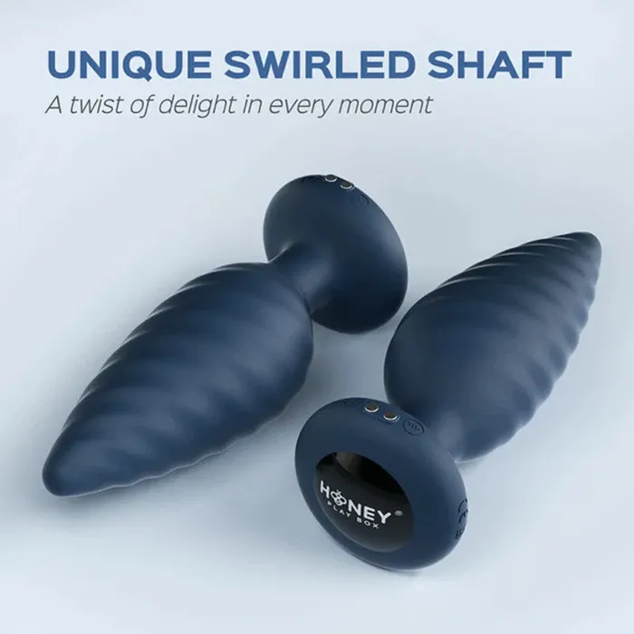 Anal | Honey Play Box Noah - App Controlled Rotating Butt Plug - Blue Anal | Honey Play Box Noah - App Controlled Rotating Butt Plug - Blue