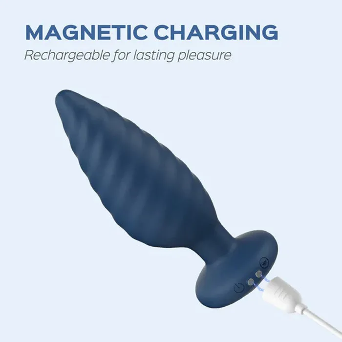 Anal | Honey Play Box Noah - App Controlled Rotating Butt Plug - Blue Anal | Honey Play Box Noah - App Controlled Rotating Butt Plug - Blue