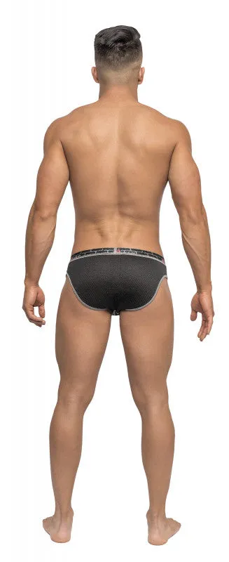 Anal | Male Power Reversible - Bikini - Large - Gray/ Black Anal | Male Power Reversible - Bikini - Large - Gray/ Black