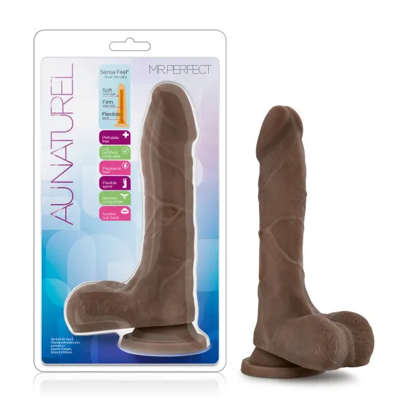 Au Naturel Mister Perfect Chocolate Blush Novelties Dildos