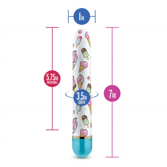 Blush Novelties The Collection - Sweet Cream Classic Slim Vibe - Blue | Vibrators Blush Novelties The Collection - Sweet Cream Classic Slim Vibe - Blue | Vibrators