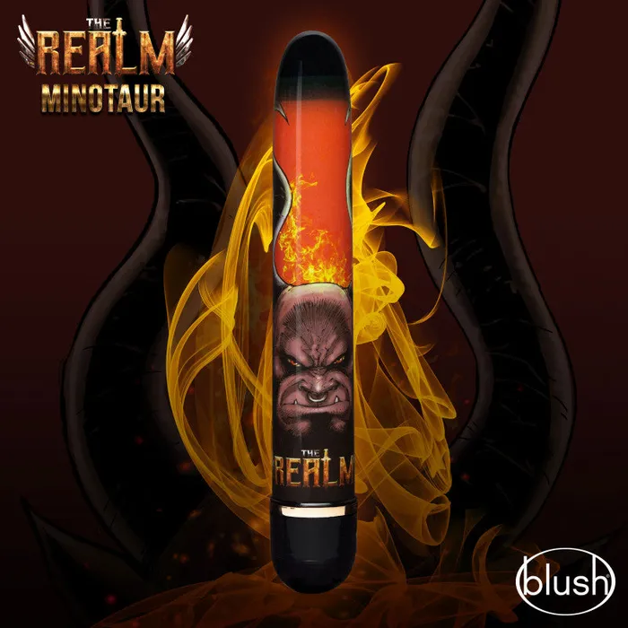 Blush Novelties Vibrators | The Realm - Minotaur - Red Blush Novelties Vibrators | The Realm - Minotaur - Red