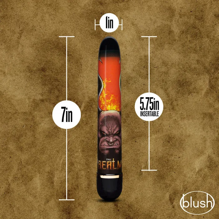 Blush Novelties Vibrators | The Realm - Minotaur - Red Blush Novelties Vibrators | The Realm - Minotaur - Red