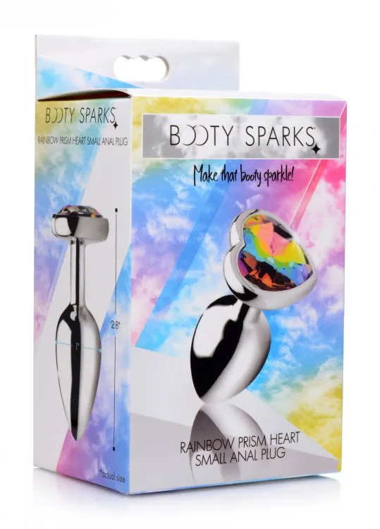 Booty Sparks Prism Heart Anal Plug Small | XR Brands Male Sex Toys