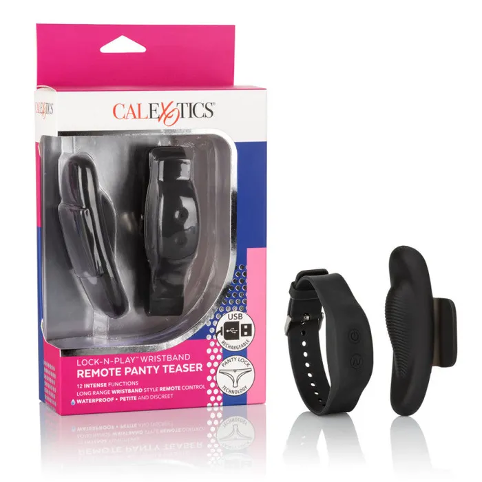 CalExotics Female Sex Toys LockNPlay Wristband Remote Panty Teaser