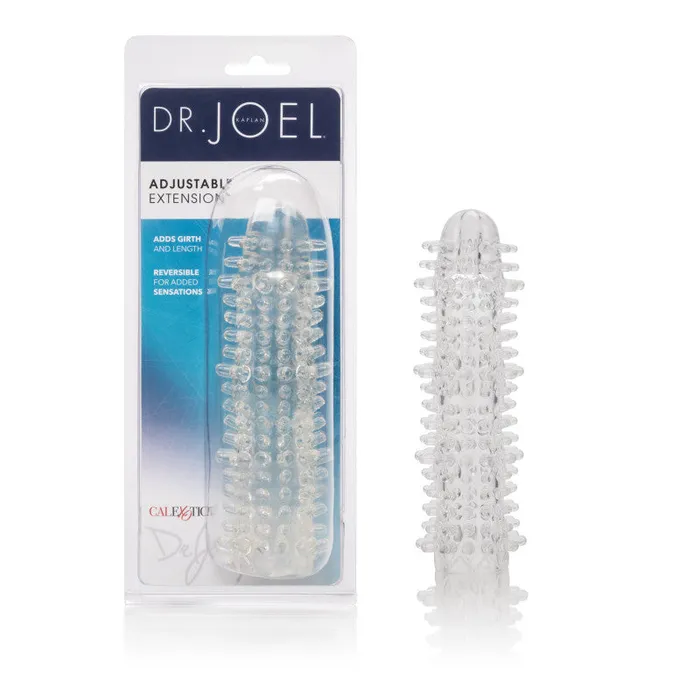 CalExotics Male Sex Toys Dr Joel Kaplan Adjustable Extension With Added Girth Clear