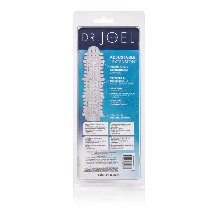CalExotics Male Sex Toys | Dr. Joel Kaplan - Adjustable Extension With Added Girth - Clear CalExotics Male Sex Toys | Dr. Joel Kaplan - Adjustable Extension With Added Girth - Clear
