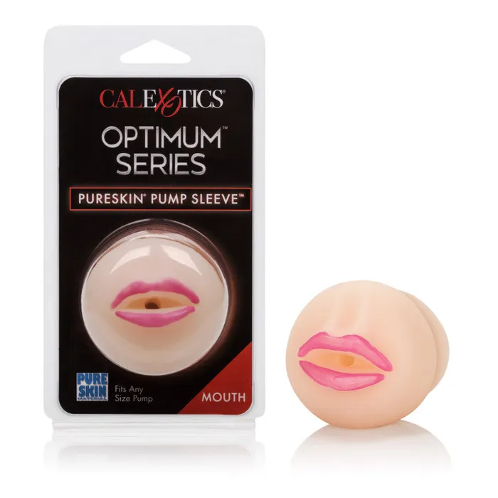 CalExotics Male Sex Toys Pure Skin Pump Sleeve Lips