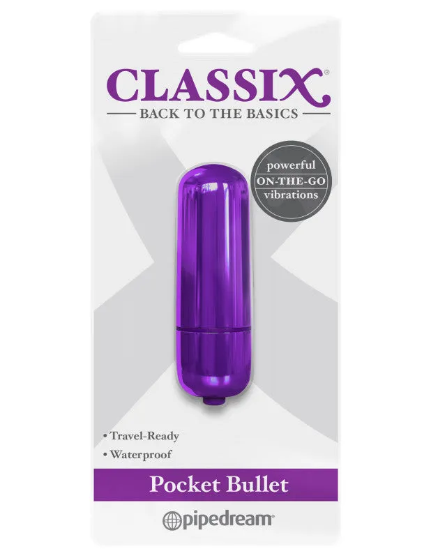 Classix Pocket Bullet Purple Pipedream Vibrators