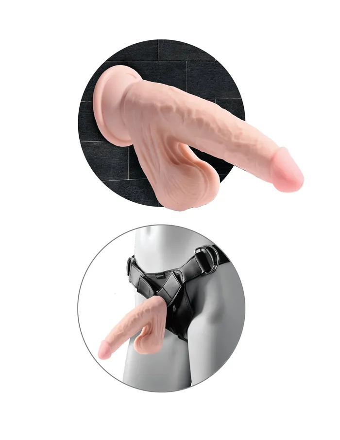 Dildos | Pipedream Products King Cock Plus 6 In Triple Density Cock W- Swinging Balls Light