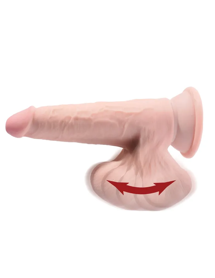 Dildos | Pipedream Products King Cock Plus 6 In Triple Density Cock W- Swinging Balls Light