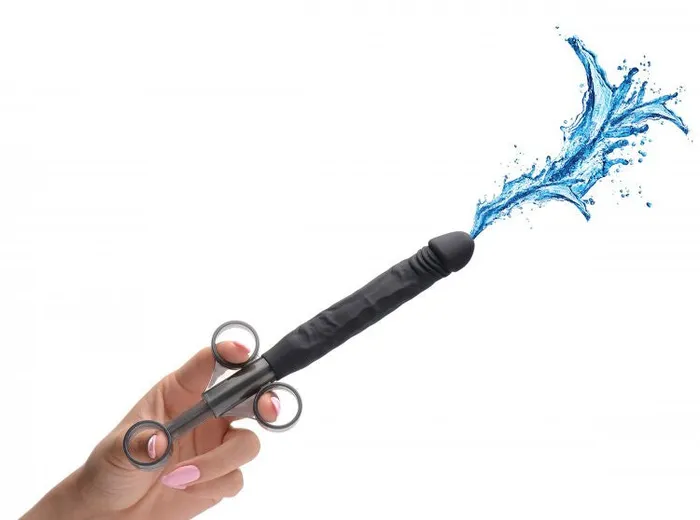 Dildos | XR Brands Master Series Jizz Shooter Silicone Dildo Lube Launcher