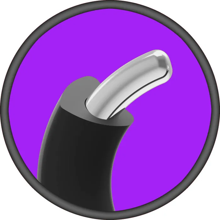 Doc Johnson Anal | Merci - the Paradox - Silicone Covered Metal Ring - 50mm - Black Doc Johnson Anal | Merci - the Paradox - Silicone Covered Metal Ring - 50mm - Black