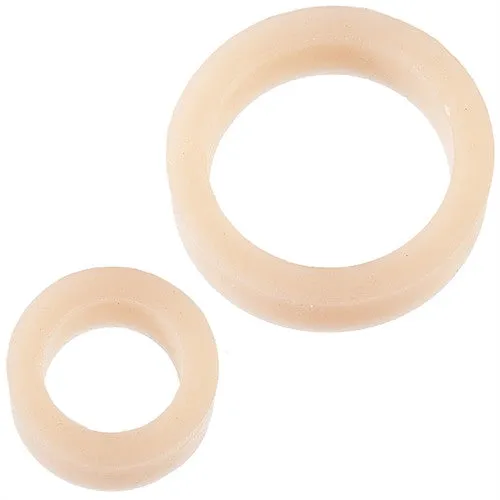 Doc Johnson Dildos | Platinum Premium Silicone - the C-Rings - White