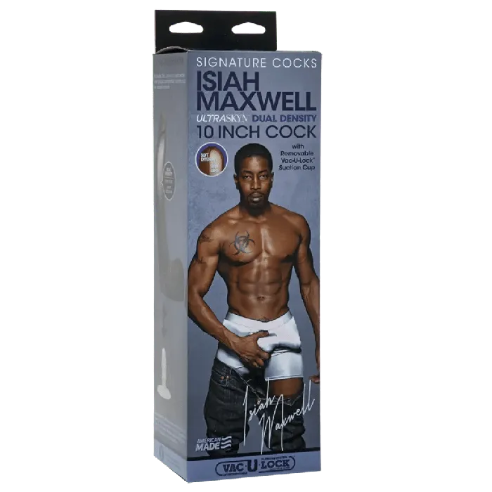 Doc Johnson Isiah Maxwell Ultraskyn 10 Inch Signature Cock XL Dildo | Doc Johnson Dildos