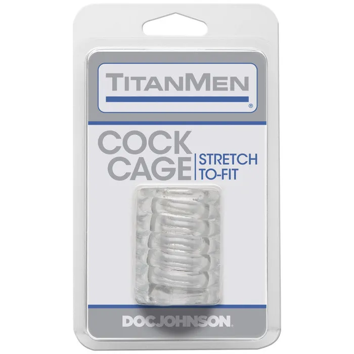 Doc Johnson Male Sex Toys | Titanmen Cage - Clear Doc Johnson Male Sex Toys | Titanmen Cage - Clear