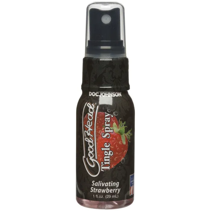 Doc Johnson Vibrators | Goodhead - Tingle Spray - 1 Fl. Oz. Salivating Strawberry Doc Johnson Vibrators | Goodhead - Tingle Spray - 1 Fl. Oz. Salivating Strawberry