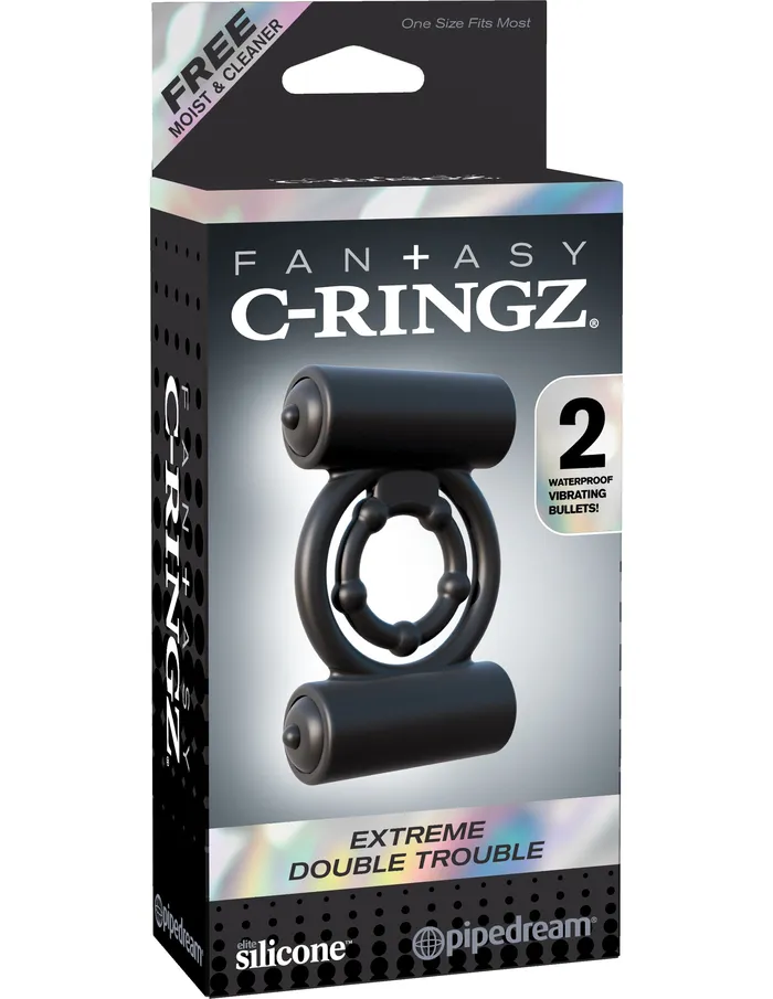 Fantasy Cringz Extreme Double Trouble Pipedream Products Male Sex Toys
