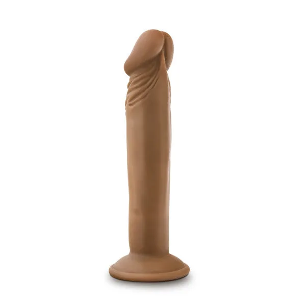 Female Sex Toys | Blush Novelties Dr Skin Dr Small 6in Dildo Mocha