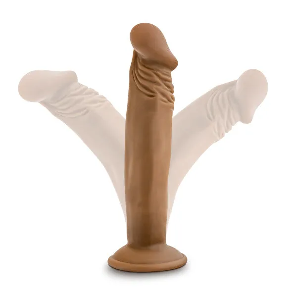 Female Sex Toys | Blush Novelties Dr Skin Dr Small 6in Dildo Mocha