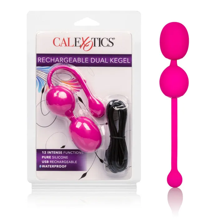 Female Sex Toys | CalExotics Rechargeable Dual Kegel - Pink Female Sex Toys | CalExotics Rechargeable Dual Kegel - Pink