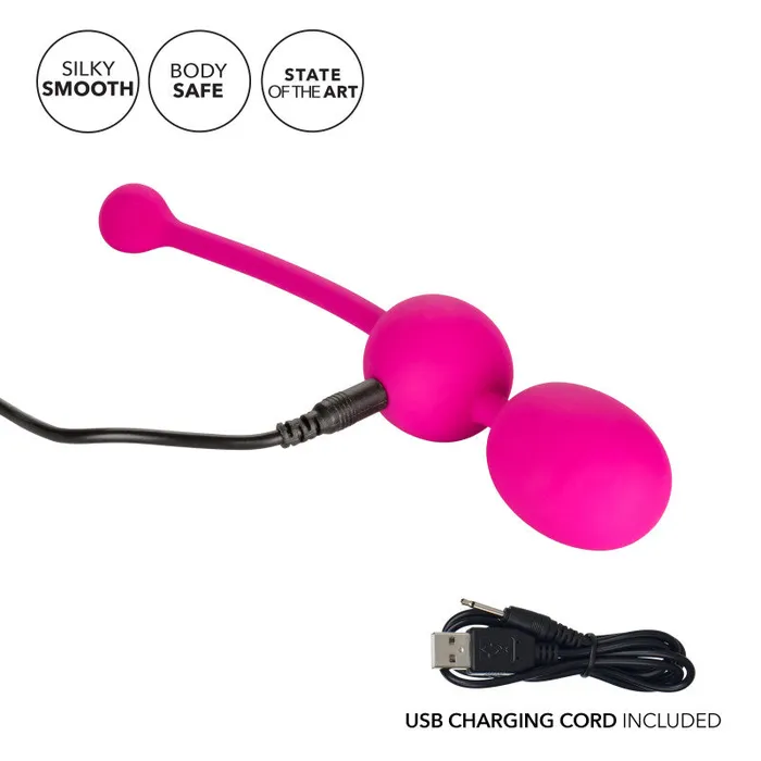 Female Sex Toys | CalExotics Rechargeable Dual Kegel - Pink Female Sex Toys | CalExotics Rechargeable Dual Kegel - Pink