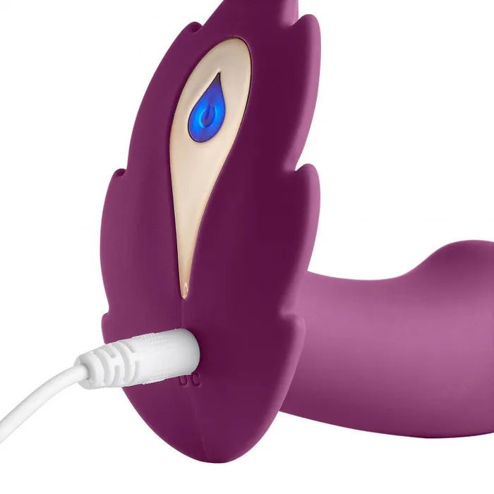 Female Sex Toys | Cloud 9 Novelties Partner Panty Leaf Vibrator With Remote Control - Plum Female Sex Toys | Cloud 9 Novelties Partner Panty Leaf Vibrator With Remote Control - Plum