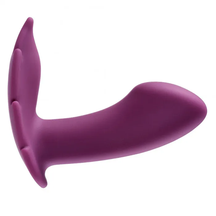Female Sex Toys | Cloud 9 Novelties Partner Panty Leaf Vibrator With Remote Control - Plum Female Sex Toys | Cloud 9 Novelties Partner Panty Leaf Vibrator With Remote Control - Plum