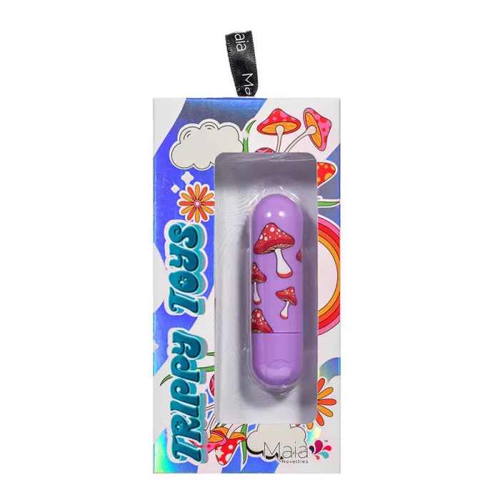 Female Sex Toys | Maia Toys Jessie Trippy Rechargeable Super Charged Mini  Bullet - Purple