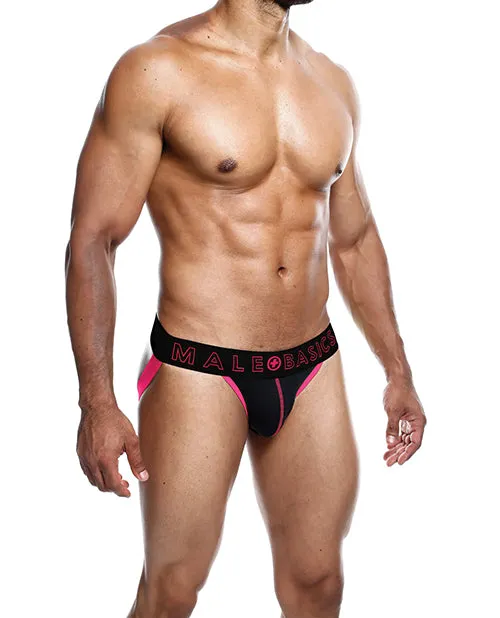 Female Sex Toys | Male Basics Mb Neon Jock Coral Medium