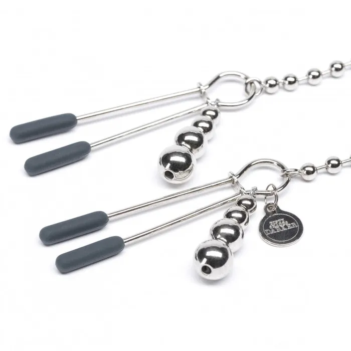 Fifty Shades Darker at My Mercy Chained Nipple Clamps Lovehoney Fifty Shades Vibrators