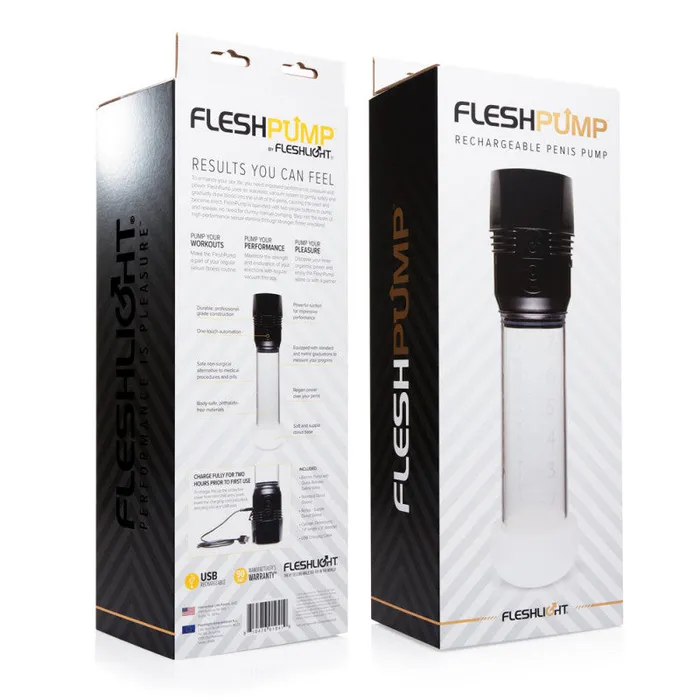 Fleshlight Male Sex Toys Fleshpump Rechargeable Penis Pump