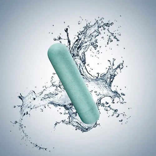 Gaia Biodegradable Eco Bullet Vibrator Blue | Blush Novelties Vibrators