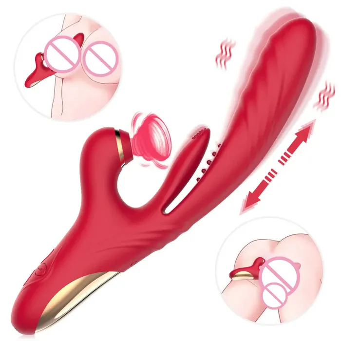 GAWK3000 Vibrators | Bora - Rabbit Tapping G-Spot Vibrator Sex Toy For Women