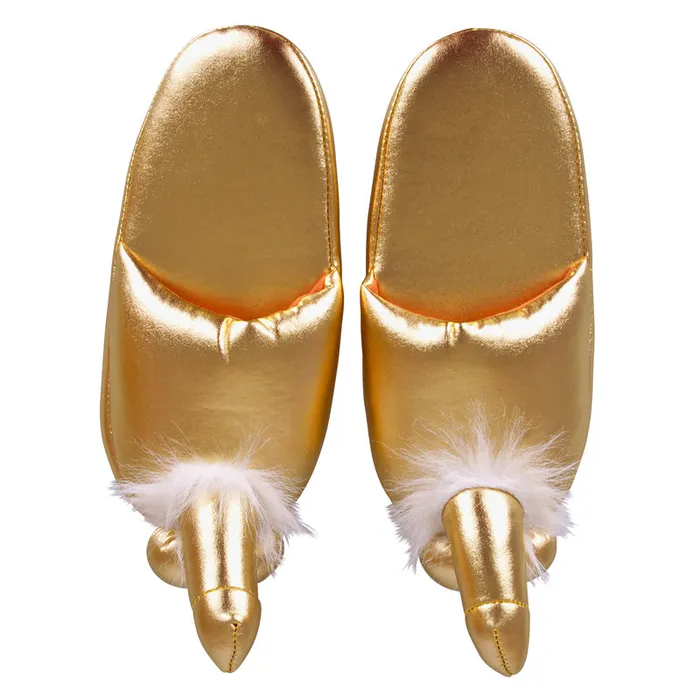 Golden Penis Slippers | You2Toys Male Sex Toys Golden Penis Slippers | You2Toys Male Sex Toys