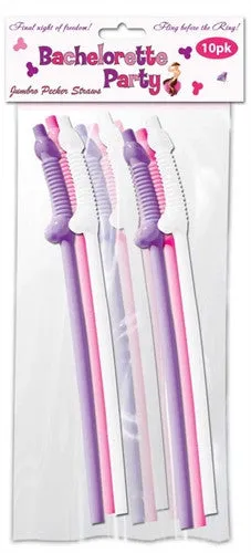 Hott Products Male Sex Toys Bachelorette Party Jumbo Flexy Pecker Straws 10 Pack Hott Products Male Sex Toys Bachelorette Party Jumbo Flexy Pecker Straws 10 Pack