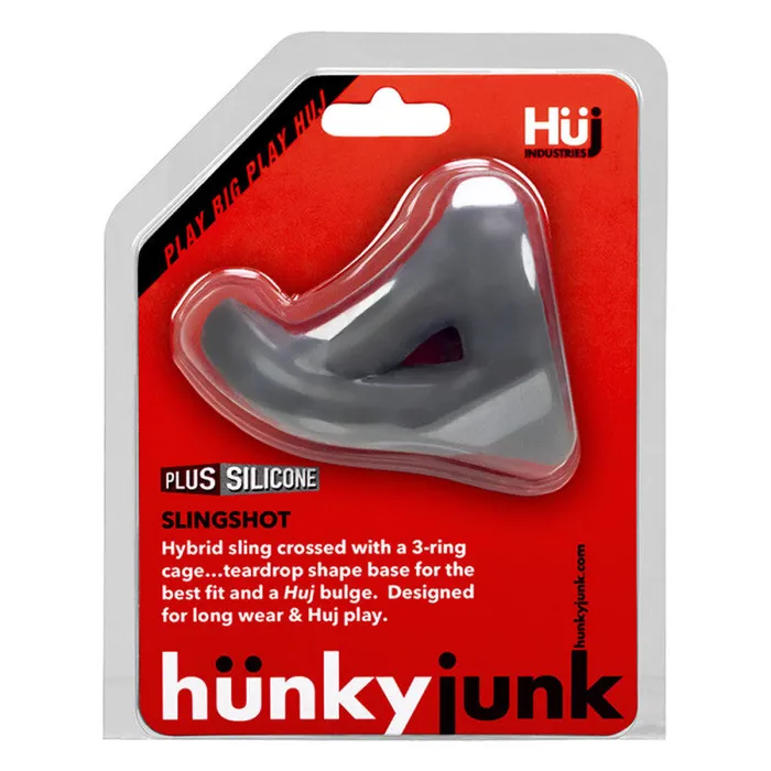 Hunkyjunk Slingshot 3 Ring Teardrop - Stone | Oxballs Male Sex Toys Hunkyjunk Slingshot 3 Ring Teardrop - Stone | Oxballs Male Sex Toys
