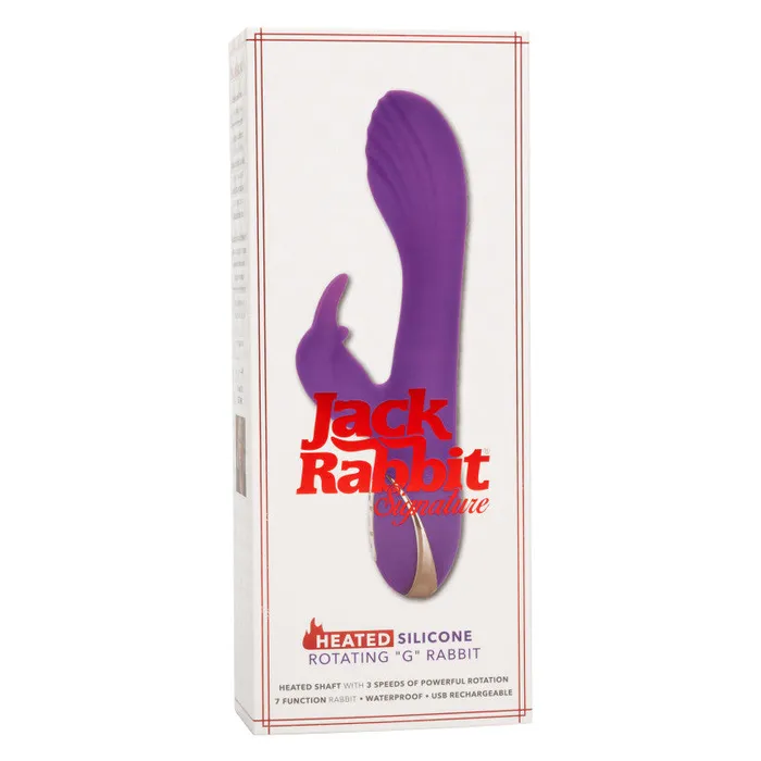 Jack Rabbit Signature Heated Silicone Rotating G Rabbit | CalExotics Female Sex Toys Jack Rabbit Signature Heated Silicone Rotating G Rabbit | CalExotics Female Sex Toys