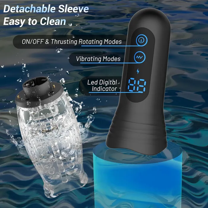 Jayce Automatic Male Masturbator With 9 Thrusting & Rotating & 9 Vibrating Modes - Laphwing | Laphwing Male Sex Toys Jayce Automatic Male Masturbator With 9 Thrusting & Rotating & 9 Vibrating Modes - Laphwing | Laphwing Male Sex Toys
