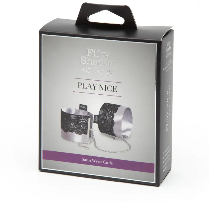 Lovehoney Fifty Shades Couples Fifty Shades of Grey Play Nice Satin Wrist Cuffs