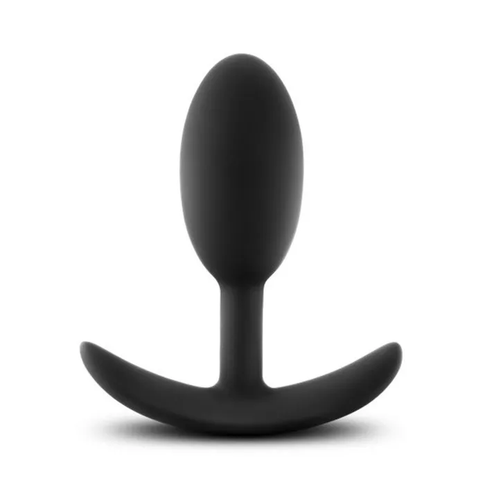 Luxe - Wearable Vibra Slim Plug - Medium - Black | Blush Novelties Anal Luxe - Wearable Vibra Slim Plug - Medium - Black | Blush Novelties Anal