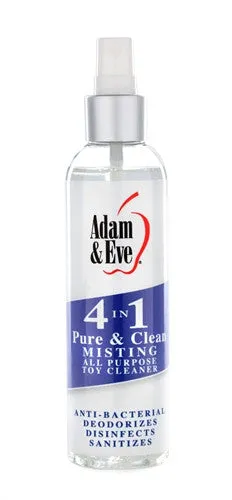 Male Sex Toys Adam and Eve Adam and Eve 4 in 1 Pure and Clean Misting Toy Cleaner 2 Oz Male Sex Toys Adam and Eve Adam and Eve 4 in 1 Pure and Clean Misting Toy Cleaner 2 Oz