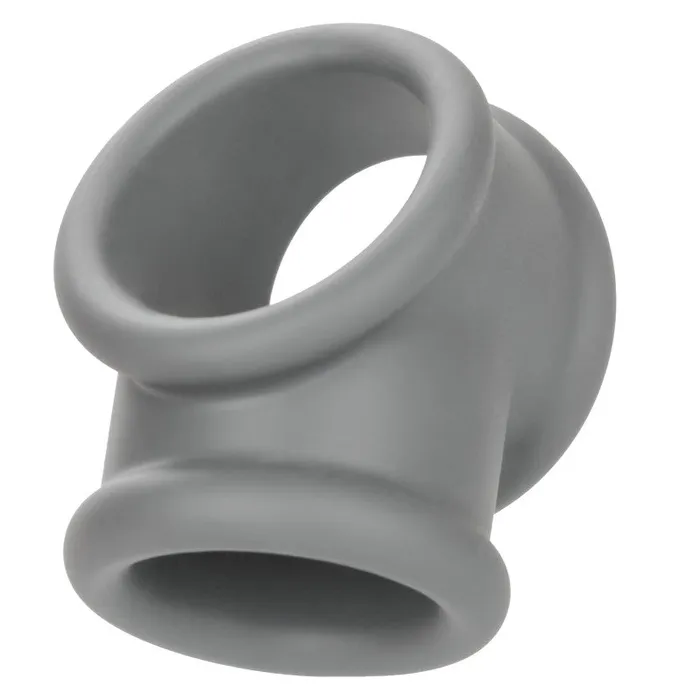 Male Sex Toys Alpha Liquid Silicone Precision Ring Gray CalExotics