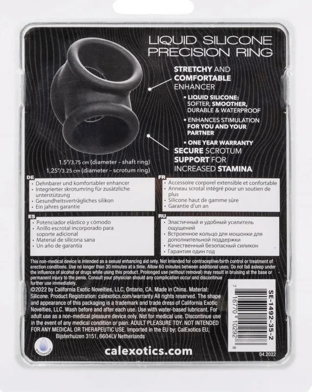 Male Sex Toys | Alpha Liquid Silicone Precision Ring - Gray - CalExotics Male Sex Toys | Alpha Liquid Silicone Precision Ring - Gray - CalExotics