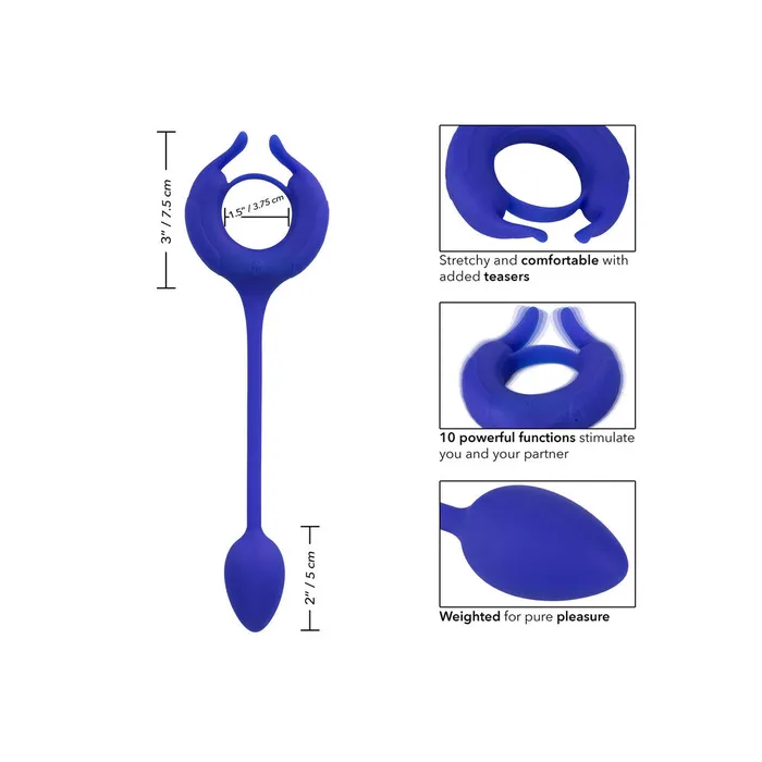 Male Sex Toys | California Exotic Admiral Weighted Cock Ring and Egg