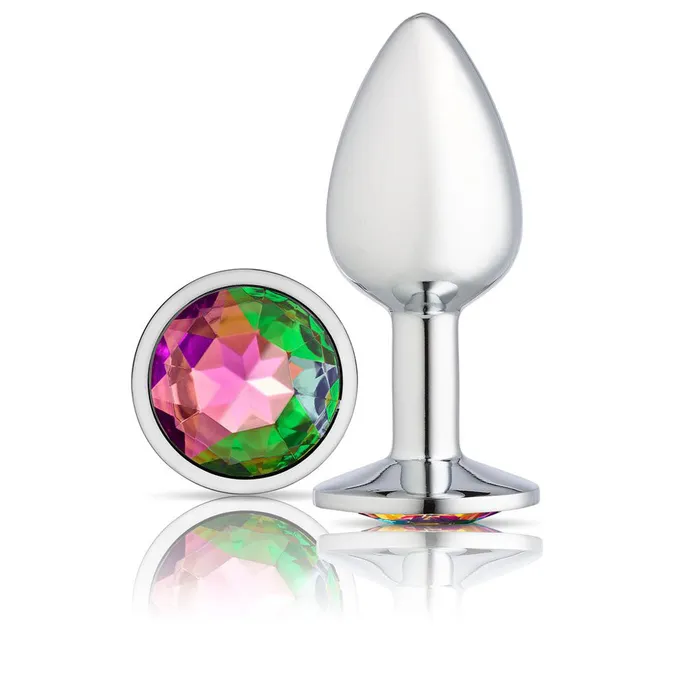 Male Sex Toys Cloud 9 Novelties Cloud 9 Novelties Gems Silver Chromed Anal Plug Medium Male Sex Toys Cloud 9 Novelties Cloud 9 Novelties Gems Silver Chromed Anal Plug Medium