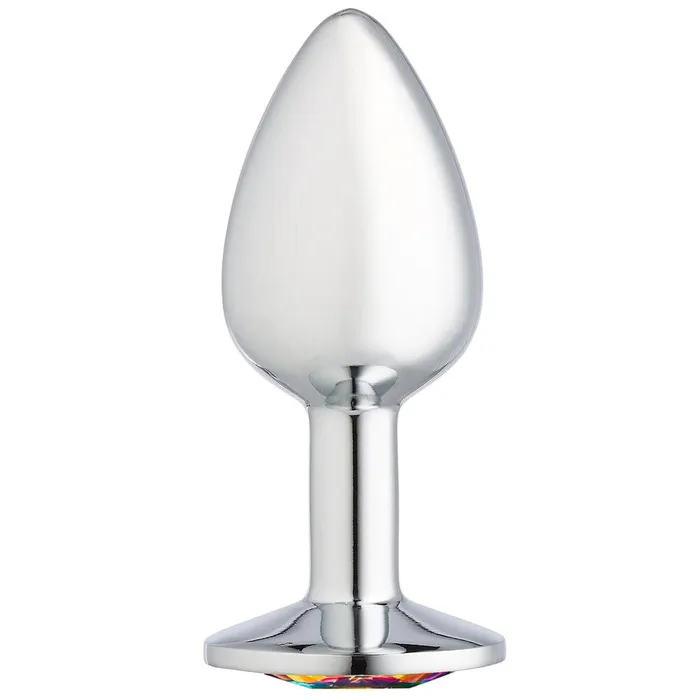 Male Sex Toys | Cloud 9 Novelties Cloud 9 Novelties Gems Silver Chromed Anal Plug - Medium Male Sex Toys | Cloud 9 Novelties Cloud 9 Novelties Gems Silver Chromed Anal Plug - Medium